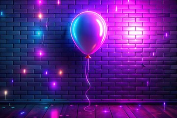 Happy Birthday ballon background Design. Greeting card, Birthday poster design.