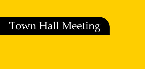 town hall meeting