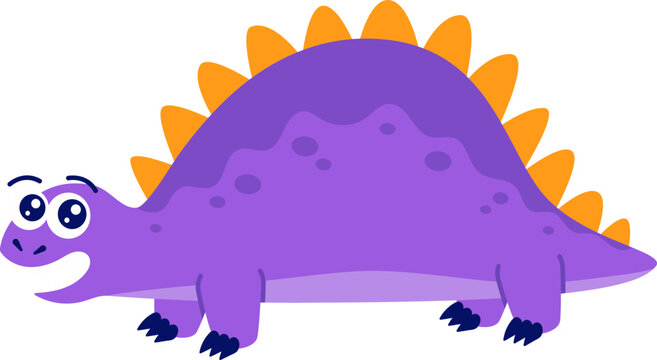Cute Baby Iguanodon Dinosaur Cartoon Animal Character