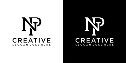 NP or PN initial letter logo design vector © Kurniawan