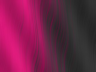 Fototapeta premium Magenta black wavy hair texture background