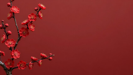 red flower background