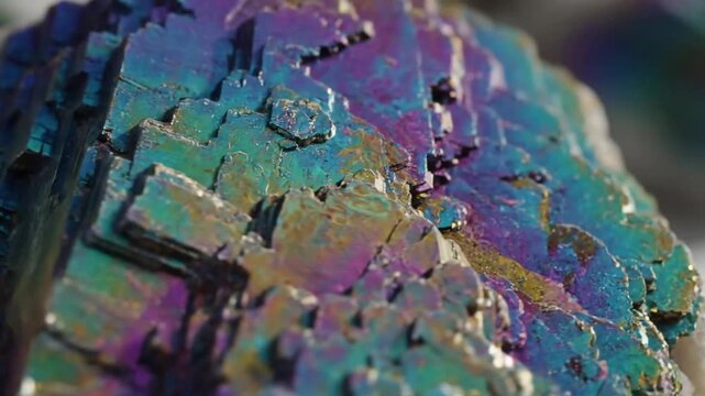 Abstract Stone Texture Extreme close-up focusing on the natural, shimmering patterns and faint glitter of a geological specimen with soft, evolving gradients.