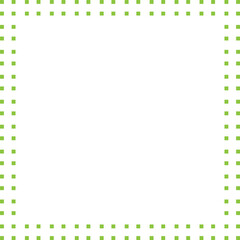 Obraz premium Double dotted vector border frame design