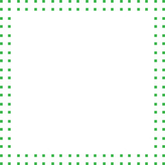 Obraz premium Double dotted vector border frame design