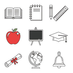 Learning and Academic Line Icon Pack