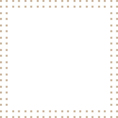 Fototapeta premium Double dotted vector border frame design