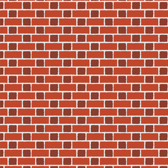 Fototapeta premium Classic brick wall texture with traditional red and brown bricks creating a rustic background