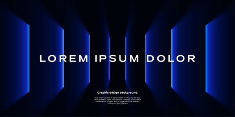 Futuristic background with gradient shapes making threedimensional view. Hitech minimal background.