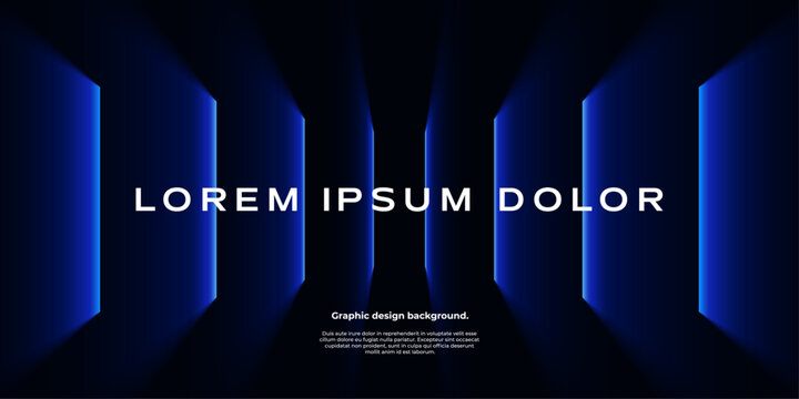 Futuristic background with gradient shapes making threedimensional view. Hitech minimal background.