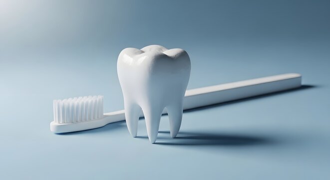 World health day healthy daily routine concept for a bright smile