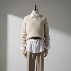 Clean Studio Clothing Scene