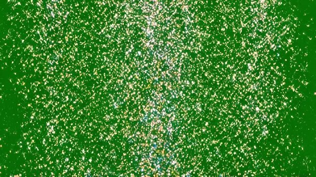 Emerald Burst of Glitter: An abstract display, featuring a mesmerizing explosion of shimmering, golden glitter against a vibrant emerald backdrop, radiating elegance and allure.