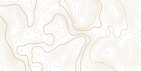 Fototapeta premium abstract golden topography background. gold topo. seamless background.Abstract mountain terrain map background with abstract shape line texture. 