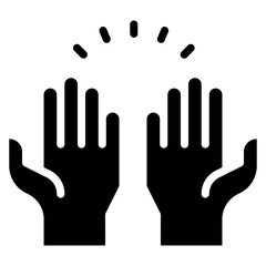 Obraz premium Islamic Prayer and Spiritual Belief Vector Icon