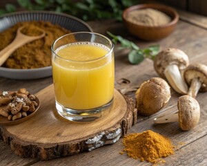 cup of coffee with cinnamon sticks