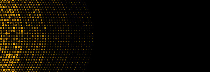 Bright orange minimal wavy dotted lines abstract background