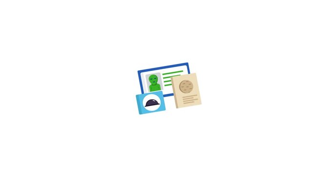 Alien Data Pad Hologram