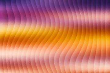 Vibrant wavy gradient pattern with purple, orange, and yellow hues isolated on white background