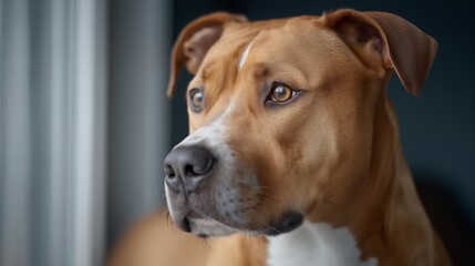 Obraz premium The touching depiction of abandoned dogs in shelter emphasizes their yearning for companionship, emphasizing the critical role that shelters play in rehoming lost and neglected pets looking for