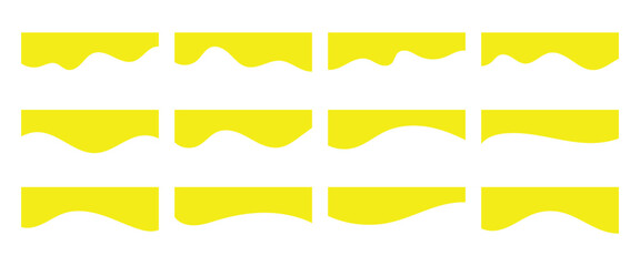 Geometric shapes curve lines abstract website divider used for Website Layouts and Decorative Element. Vector illustration.