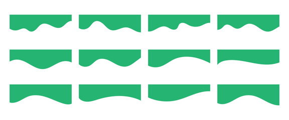 Geometric shapes curve lines abstract website divider used for Website Layouts and Decorative Element. Vector illustration.