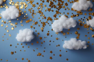 Cloud Dreams with Golden Stars