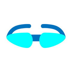 Golf Glasses Vector Flat Icon Design