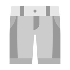 Golf Shorts Vector Flat Icon Design