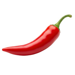 Red chili pepper isolated on white background