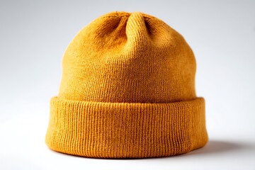 yellow wool hat