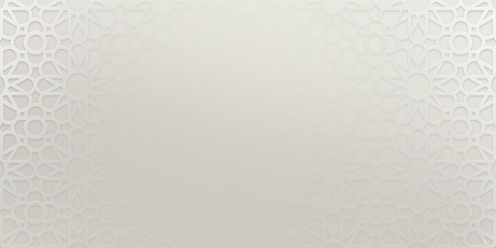 Abstract Arabesque shadow background with traditional ornament, ramadan islamic design.