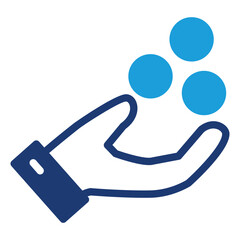 Cash Flow colored icon vector design good for web or mobile app