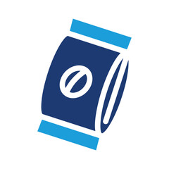 sachet coffee colored icon vector design good for web or mobile app