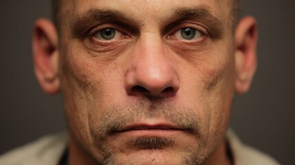 Obraz premium Photo of imprisoned offender