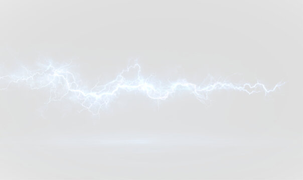 Neon blue lightning streaks flash violently, illuminating the scene with electric energy. Radiant sparks enhance speed and intensity. Perfect for high-energy visuals. PNG