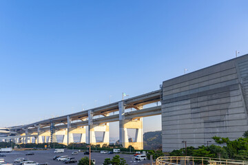 Obraz premium 瀬戸大橋(与島PA)