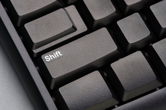 Shift Key Symbolizing Change and Transformation