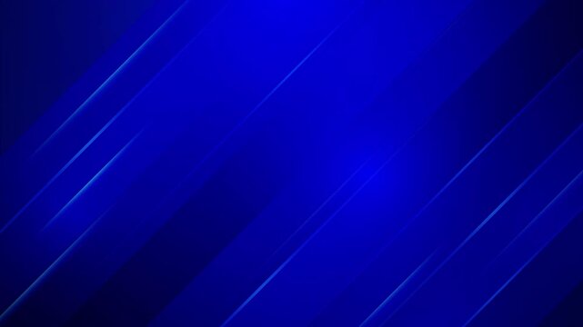 Abstract Blue Diagonal Lines Motion Graphic Background