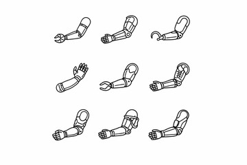 Variety of robotic arm designs for innovative technology solutions