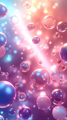 abstract background with bubbles
