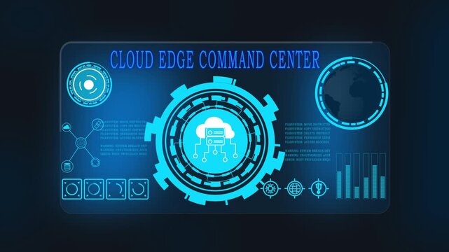 CLOUD EDGE COMMAND CENTER devices for decentralized data processing and analysis. This AI solution improves speed by processing data locally. Motif