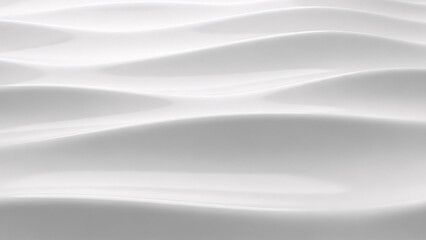 Abstract Soft White Rippling Waves Gentle Smooth Undulating Curves Gentle Light Shadows and Highlights Minimalist Organic Forms