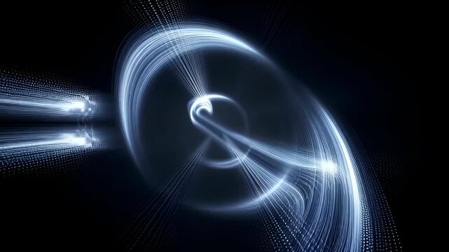Technology photosensitive line rotation dynamic material