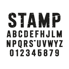 Obraz premium Athletic Varsity Alphabet Vector, Collegiate Style Block Letters for Sports and University Team Branding