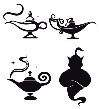 drawing lamp illustrations design for templates.
