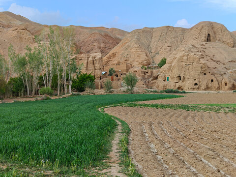 Bamyan, Afghanistan - once famous for its marvellous Buddhas carved in the stone, Bayman is still today one of the most beautiful and interesting cities in Afghanistan