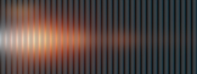 Vertical light streaks with warm glow on dark background