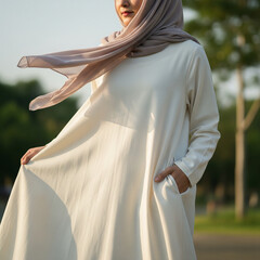 bride and groom in wedding dress