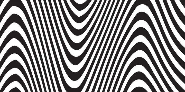 Abstract zig zag line wave background